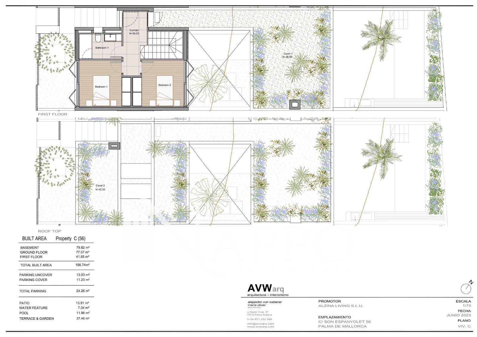 Casa de 3 habitaciones en Palma de Mallorca en venta con piscina garaje - 1.500.000 € (Ref: 9841730)