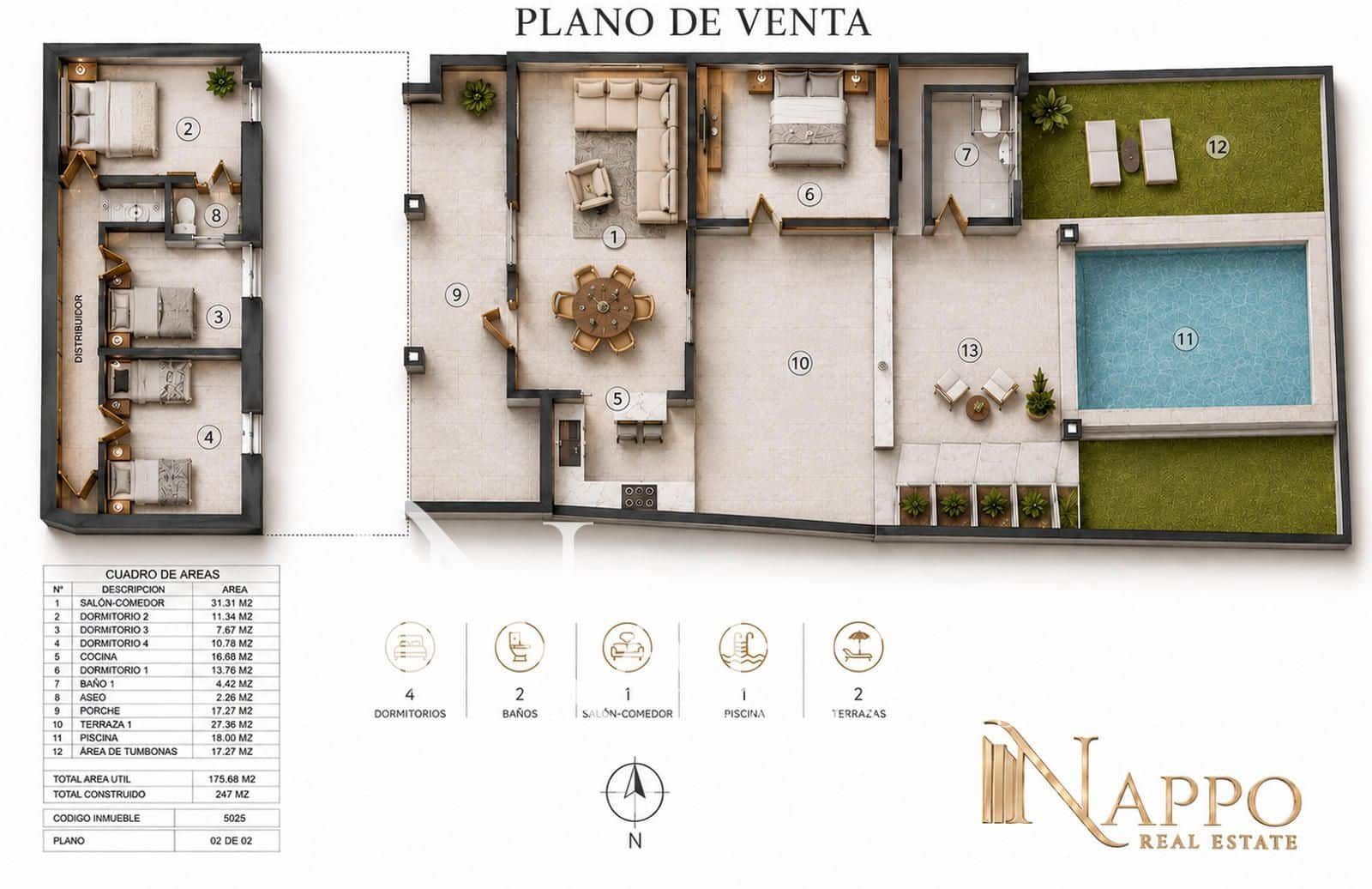 4 bedroom Townhouse for sale in Portol with pool garage - € 849,000 (Ref: 9858648)