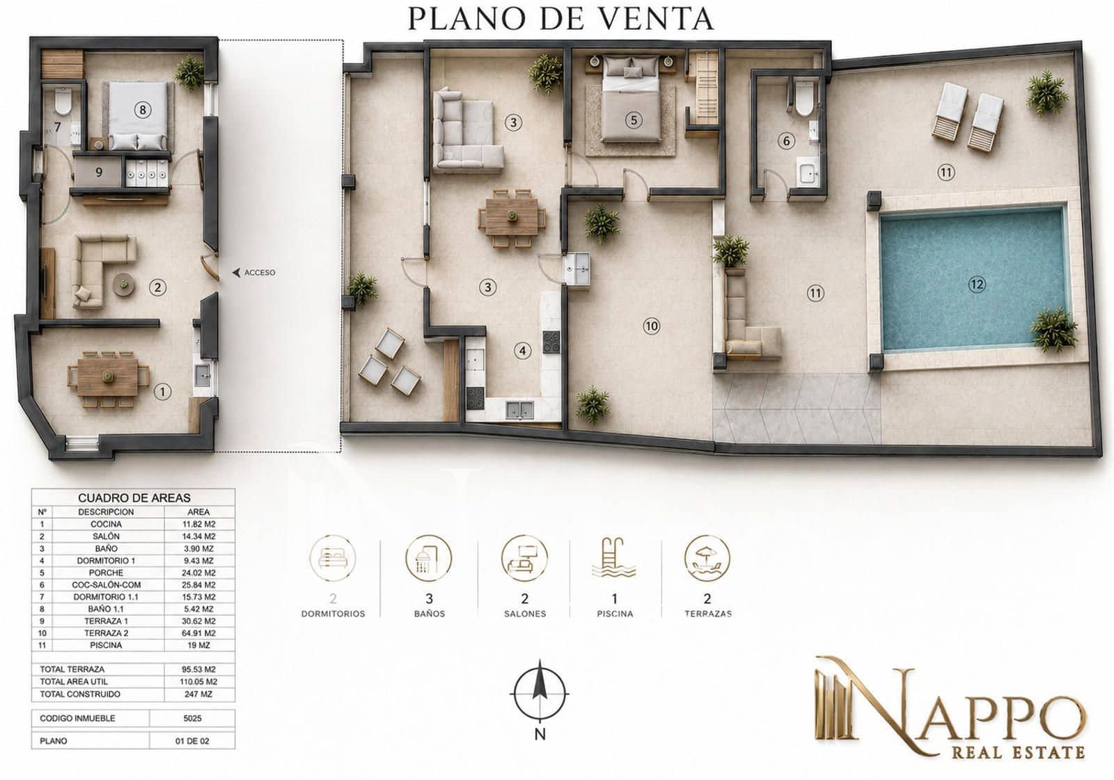 4 bedroom Townhouse for sale in Portol with pool garage - € 849,000 (Ref: 9858648)