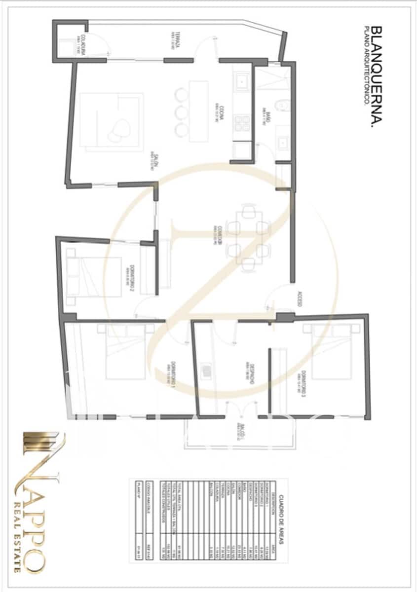 3 chambre Appartement à vendre à Palma de Mallorca - 395 000 € (Ref: 9913765)