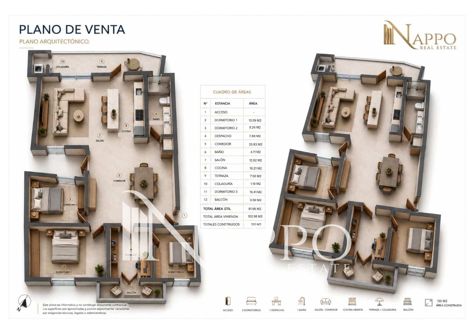 3 chambre Appartement à vendre à Palma de Mallorca - 395 000 € (Ref: 9913765)