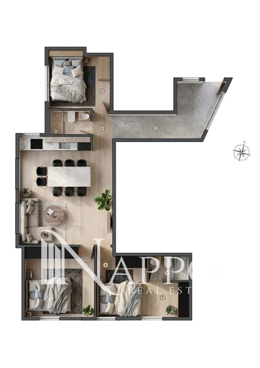 3 sypialnia Mieszkanie na sprzedaż w Miasto Madryt - 730 000 € (Ref: 9922879)