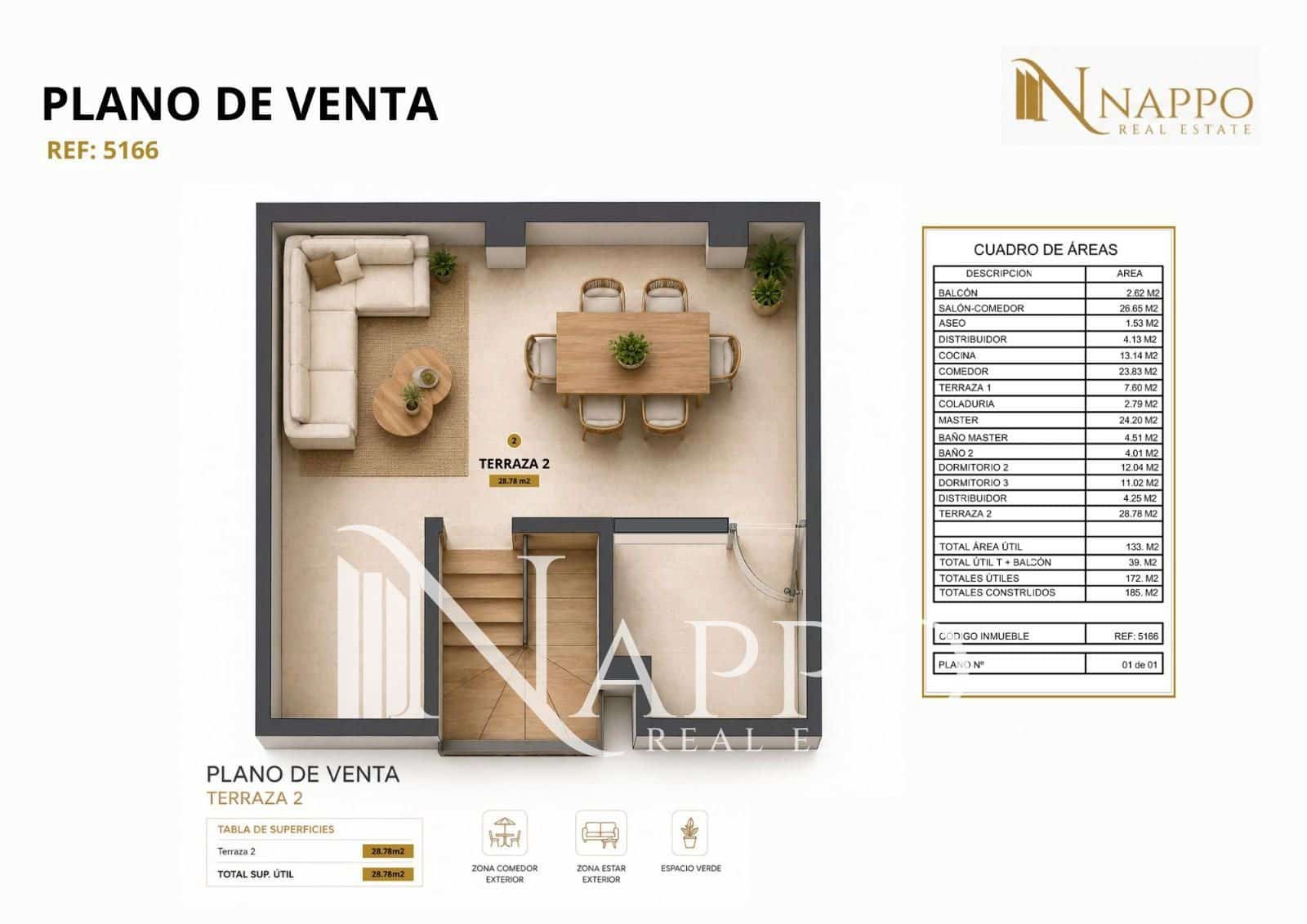 3 bedroom Flat for sale in Palma de Mallorca with garage - € 550,000 (Ref: 9956336)