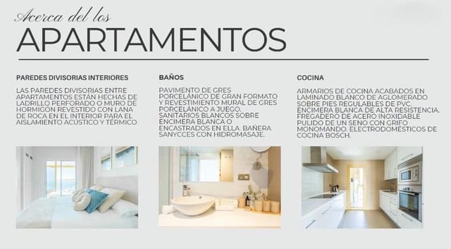 2 makuuhuone Asunto myytävänä paikassa Playa Poniente, Benidorm mukana uima-altaan - 425 000 € (Ref: 9528150)