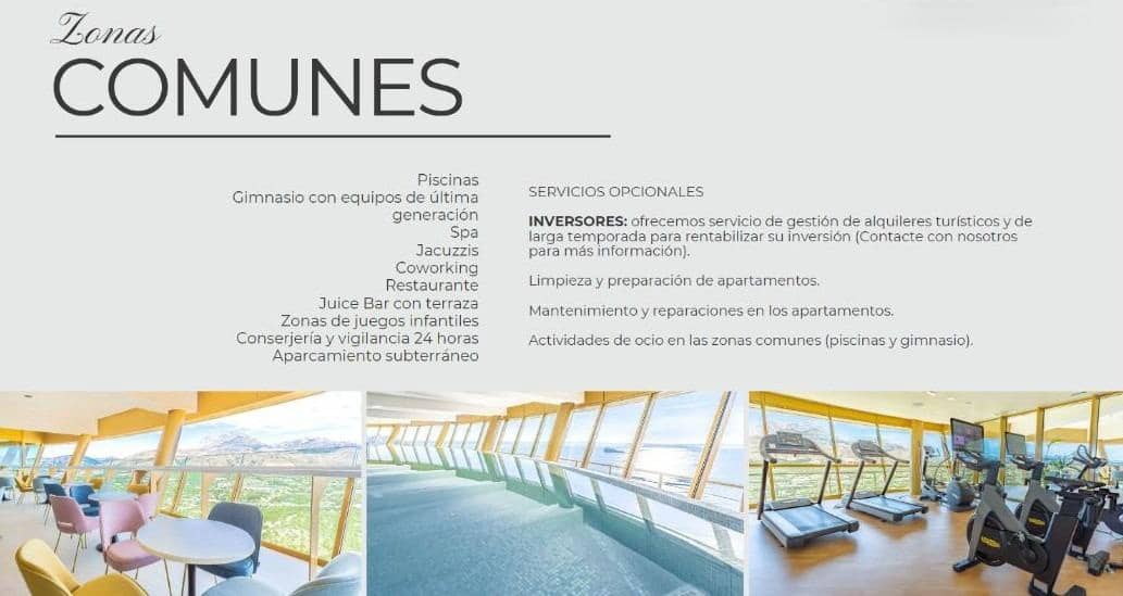 2 makuuhuone Asunto myytävänä paikassa Benidorm mukana uima-altaan - 425 000 € (Ref: 9528150)