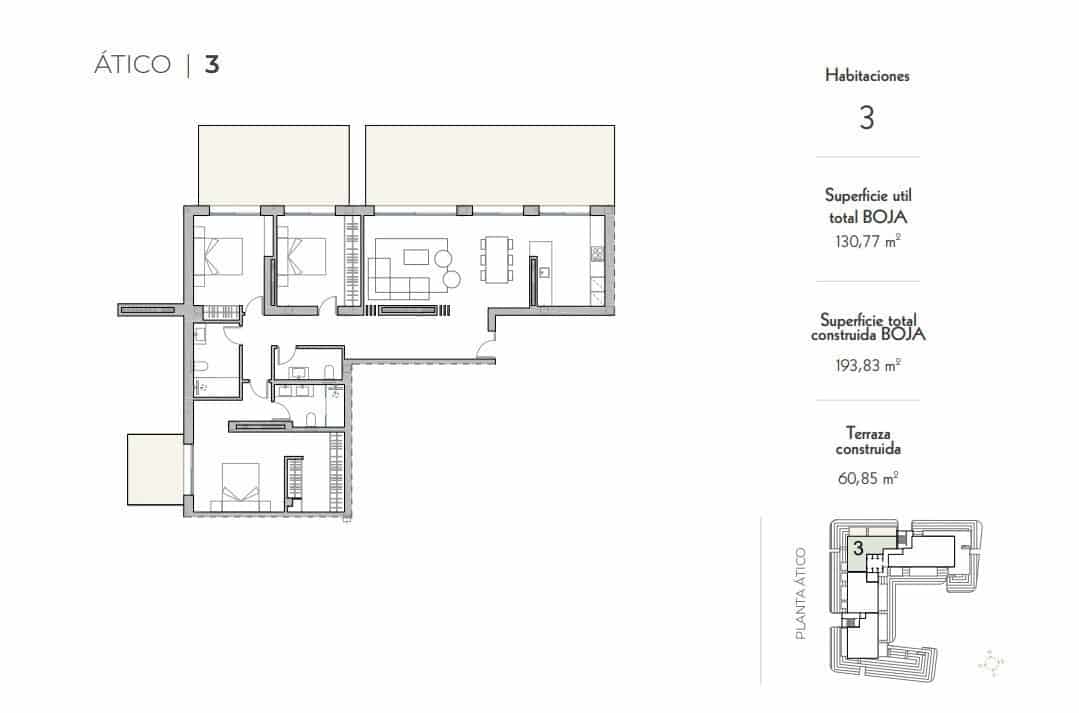 2 soveværelse Penthouse til salg i Fuengirola med swimmingpool - € 725.000 (Ref: 9338820)