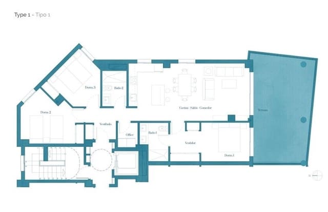 3 soverom Leilighet til salgs i Los Rios, Mijas med garasje - € 467 100 (Ref: 9338822)