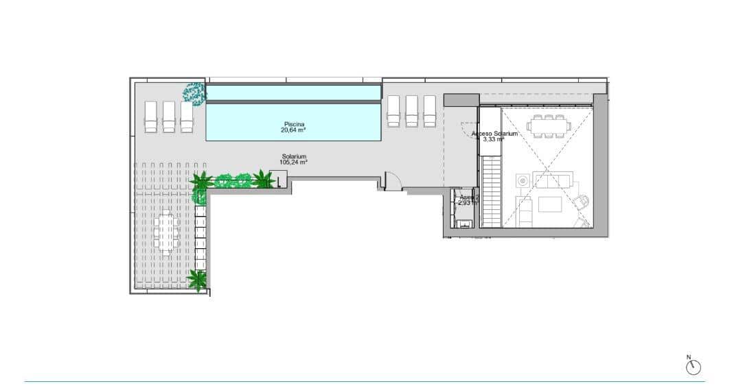 4 camera da letto Attico in vendita in Malaga citta con piscina garage - 5.942.000 € (Rif: 9338827)
