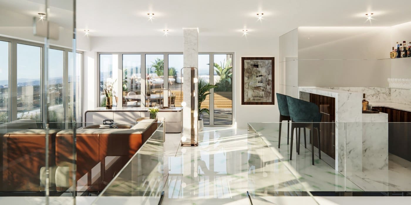 4 camera da letto Attico in vendita in Malaga citta con piscina garage - 5.942.000 € (Rif: 9338827)