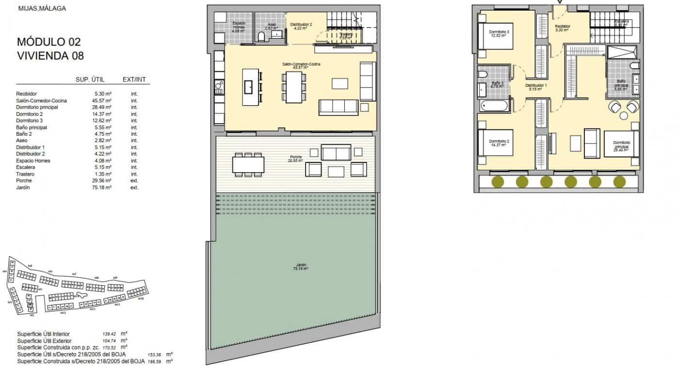 4 soveværelse Rækkehus til salg i Mijas Costa med swimmingpool garage - € 766.000 (Ref: 9338838)