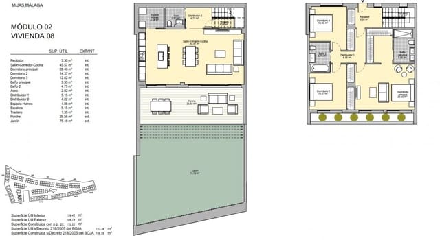 4 sypialnia Dom szeregowy na sprzedaż w El Faro de Calaburra - Chaparral, Mijas z basenem garażem - 766 000 € (Ref: 9338838)