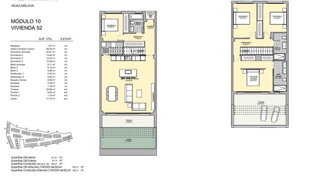 4 sypialnia Dom szeregowy na sprzedaż w El Faro de Calaburra - Chaparral, Mijas z basenem garażem - 784 000 € (Ref: 9338839)