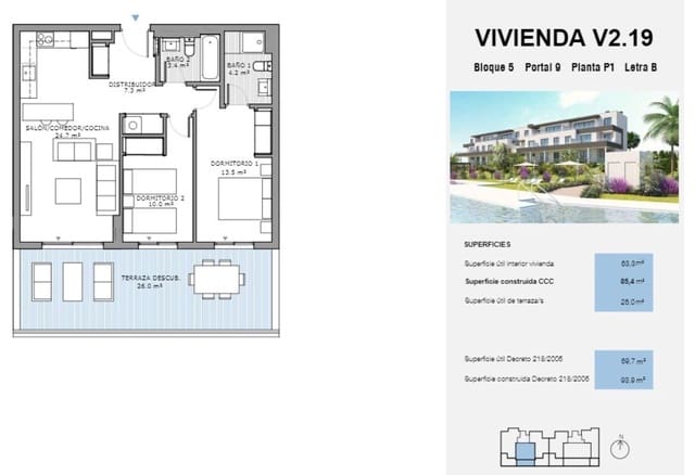 2 soverom Leilighet til salgs i Valle Romano Golf, Estepona med svømmebasseng garasje - € 441 000 (Ref: 9338840)