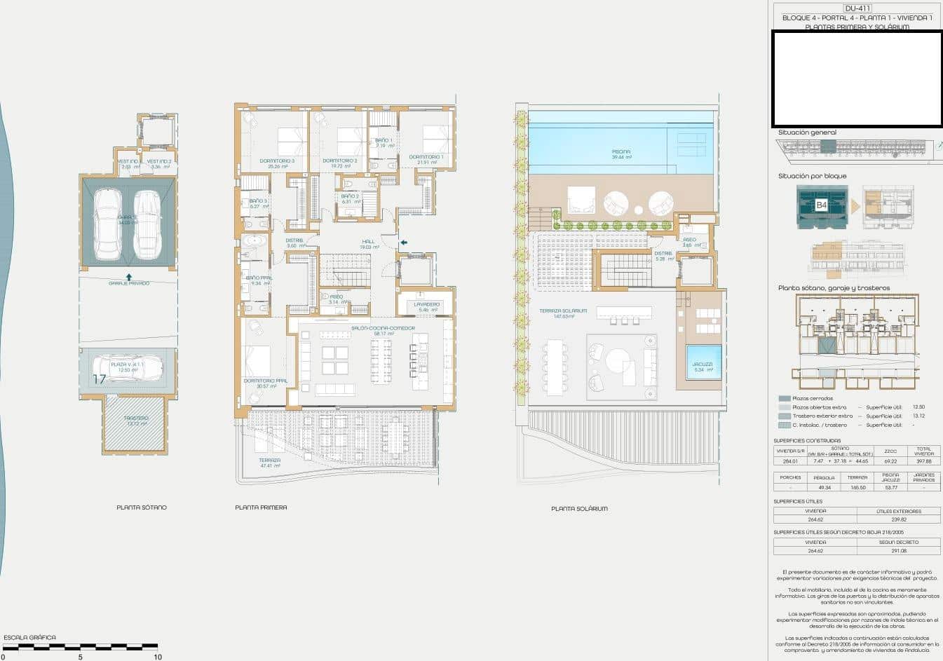 3 makuuhuone Huoneisto myytävänä paikassa Las Chapas mukana uima-altaan 
autotalli - 3 318 000 € (Ref: 9338862)