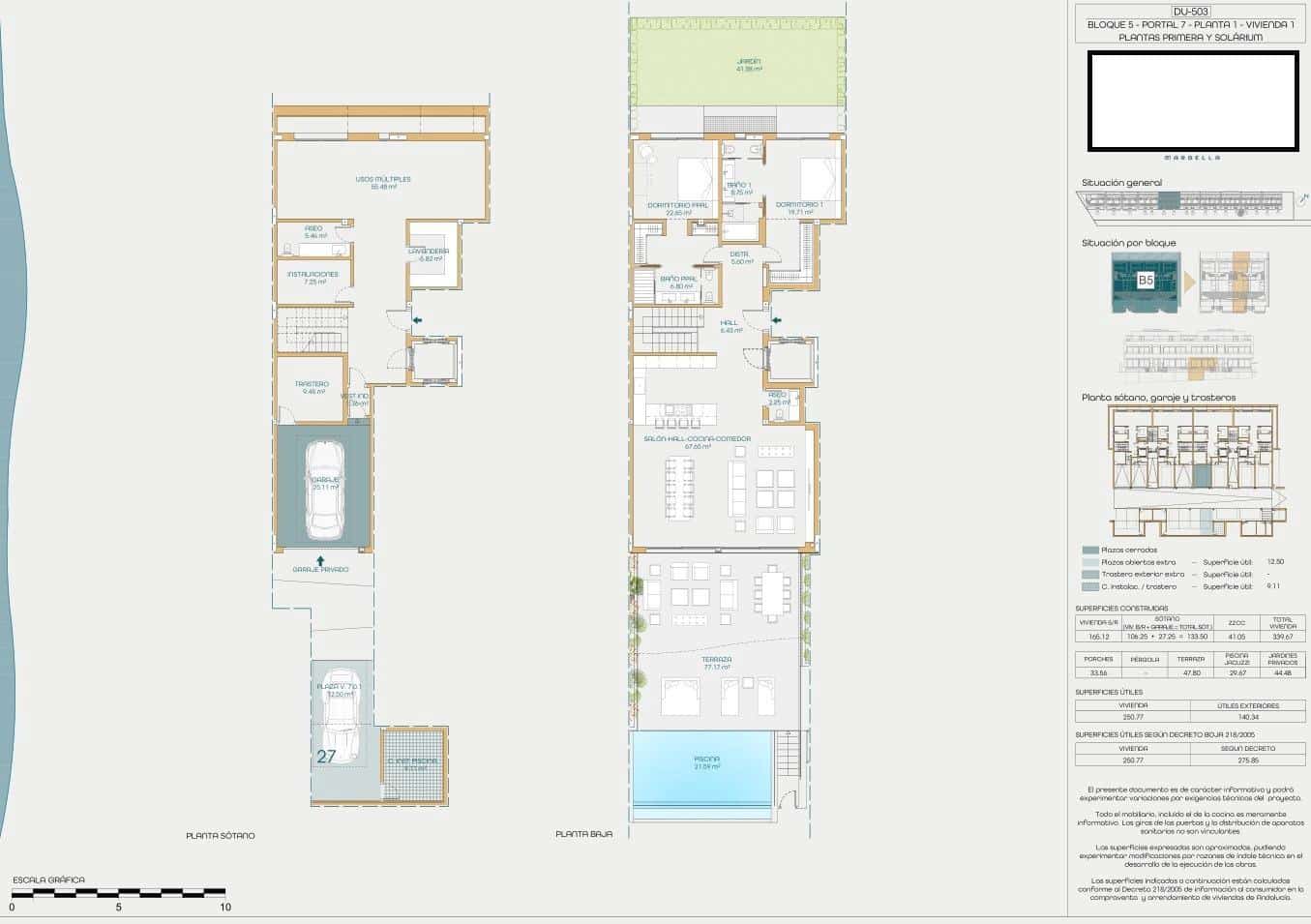 4 soverom Kjedet enebolig til salgs i Las Chapas med svømmebasseng garasje - € 5 600 000 (Ref: 9338864)
