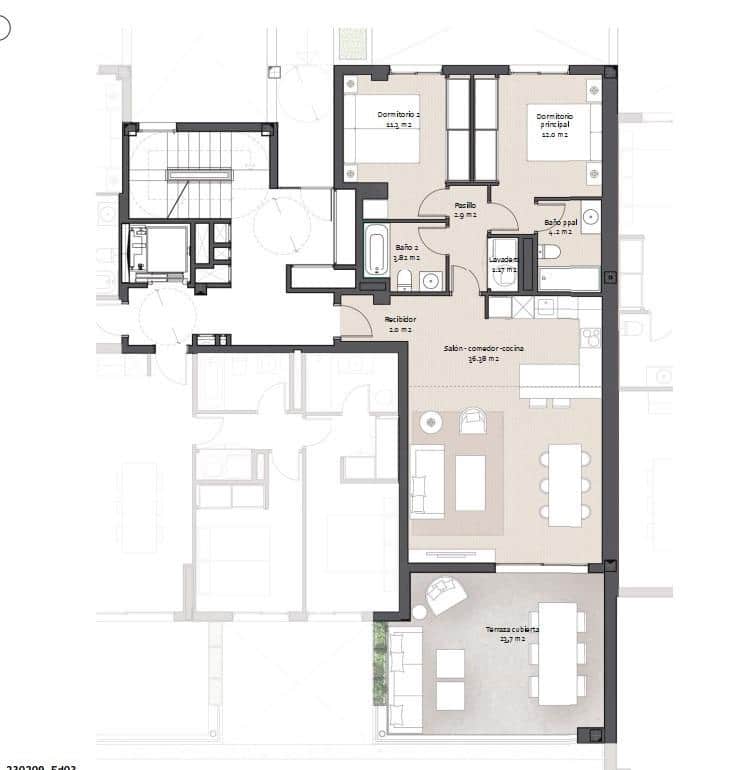 3 makuuhuone Kattohuoneisto myytävänä paikassa Benalmadena mukana uima-altaan 
autotalli - 614 000 € (Ref: 9338885)
