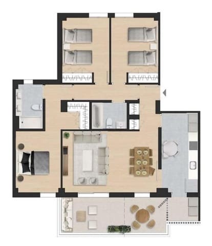 3 soveværelse Lejlighed til salg i Colinas del Limonar, Málaga by med swimmingpool garage - € 712.500 (Ref: 9338899)