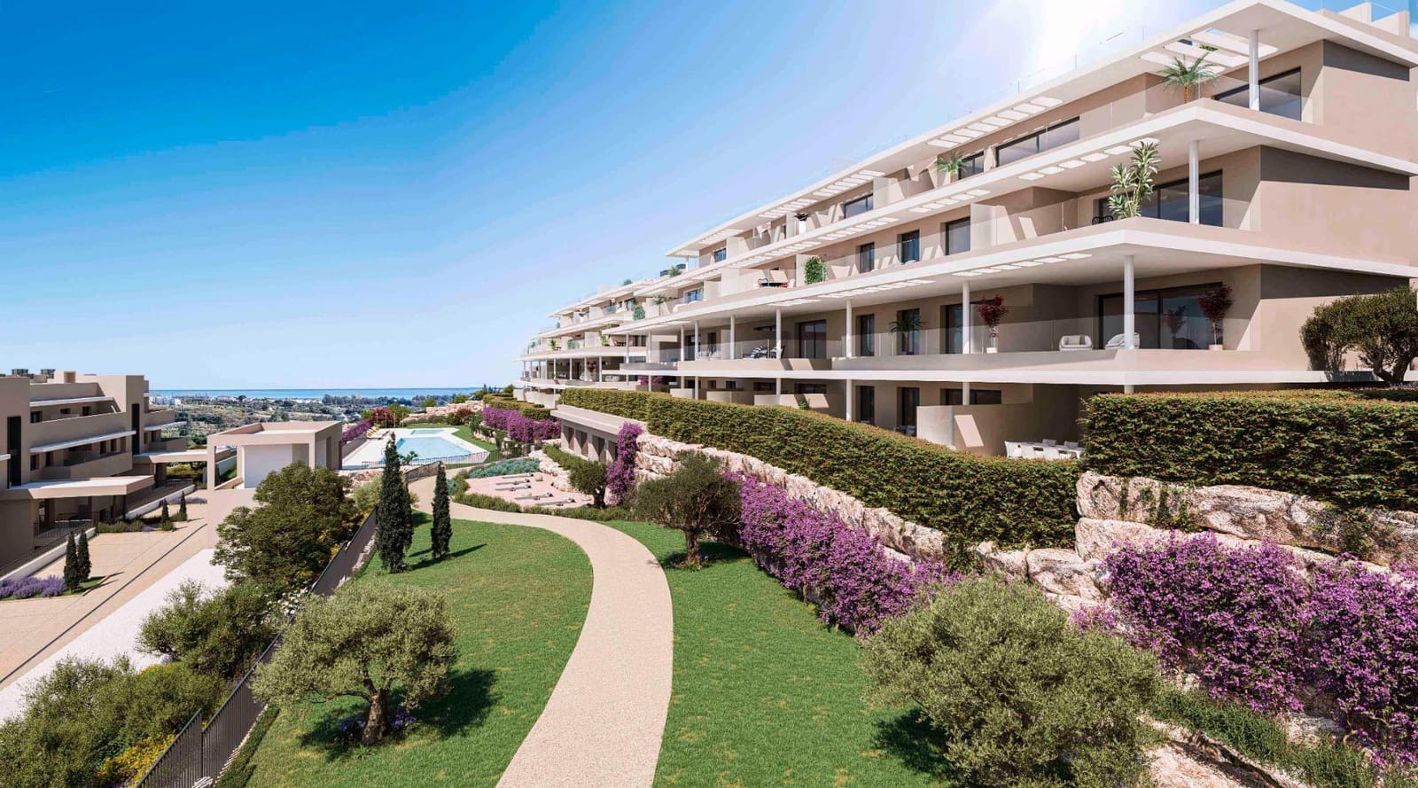 2 chambre Penthouse à vendre à Estepona avec piscine garage - 540 000 € (Ref: 9338913)