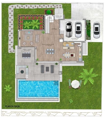 3 sypialnia Willa na sprzedaż w Colinas del Limonar, Miasto Málaga z basenem garażem - 1 610 000 € (Ref: 9338923)