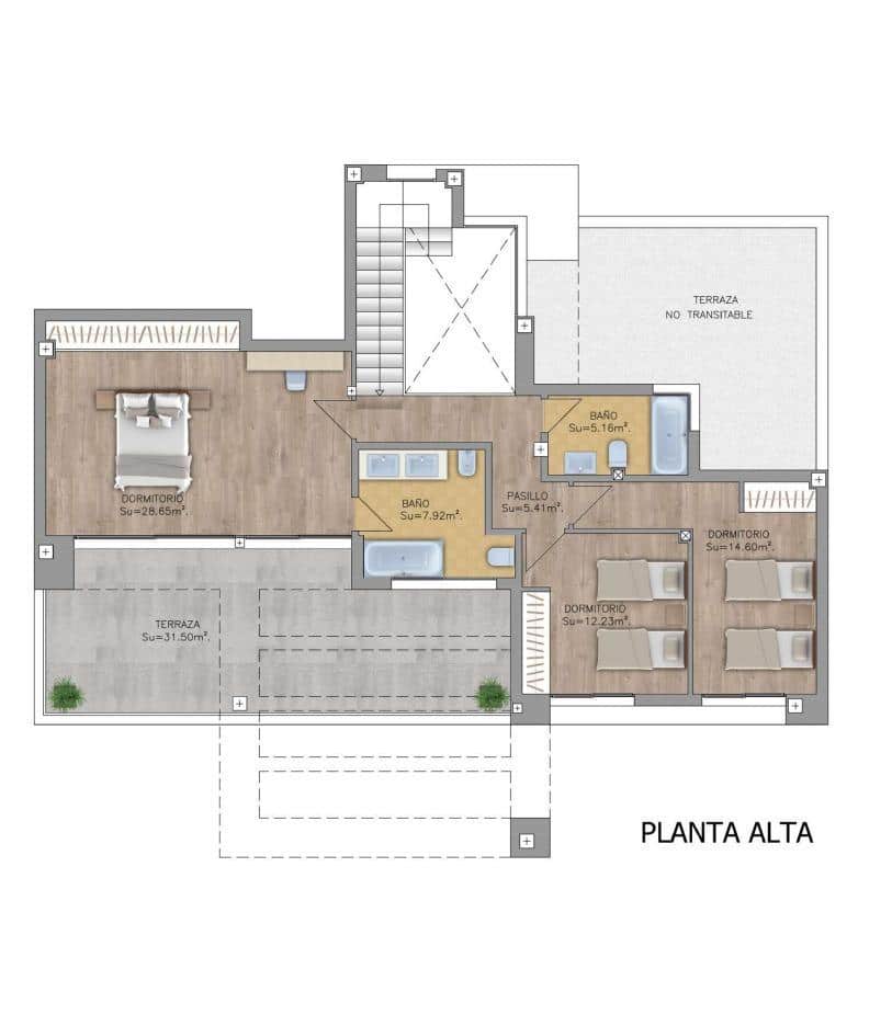 3 sypialnia Willa na sprzedaż w Miasto Malaga z basenem garażem - 1 610 000 € (Ref: 9338923)