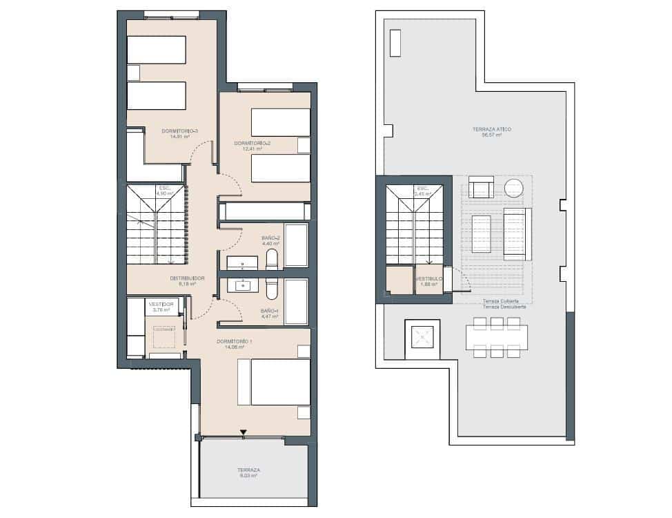4 makuuhuone Rivitalo myytävänä paikassa Rincon de la Victoria mukana 
autotalli - 635 000 € (Ref: 9338928)