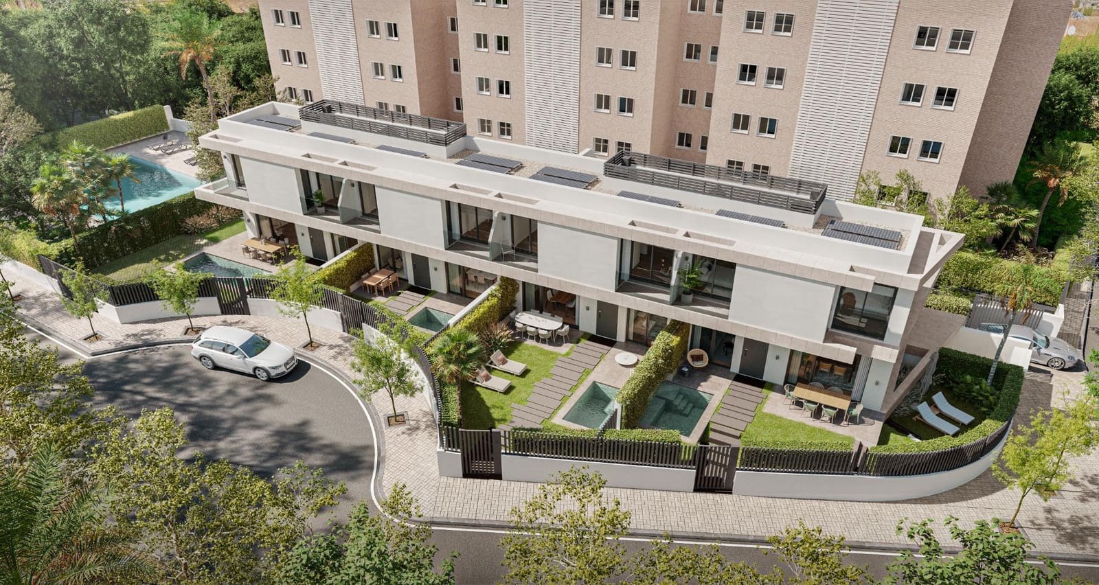 3 Zimmer Reihenhaus zu verkaufen in Malaga Stadt mit Pool Garage - 1.750.000 € (Ref: 9338937)