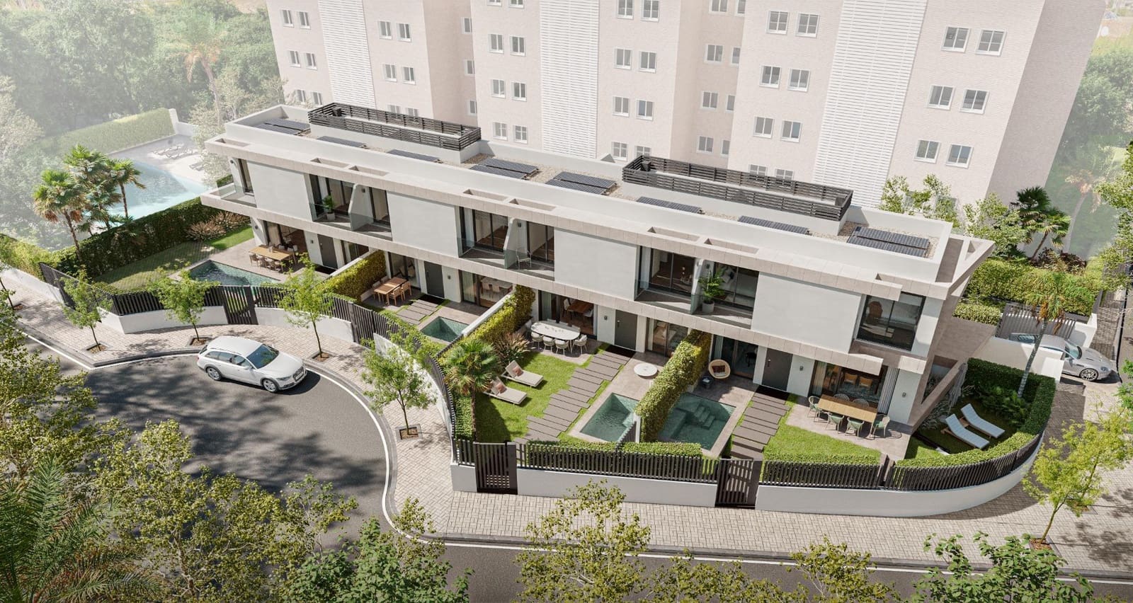 3 Zimmer Reihenhaus zu verkaufen in Malaga Stadt mit Pool Garage - 1.750.000 € (Ref: 9338937)