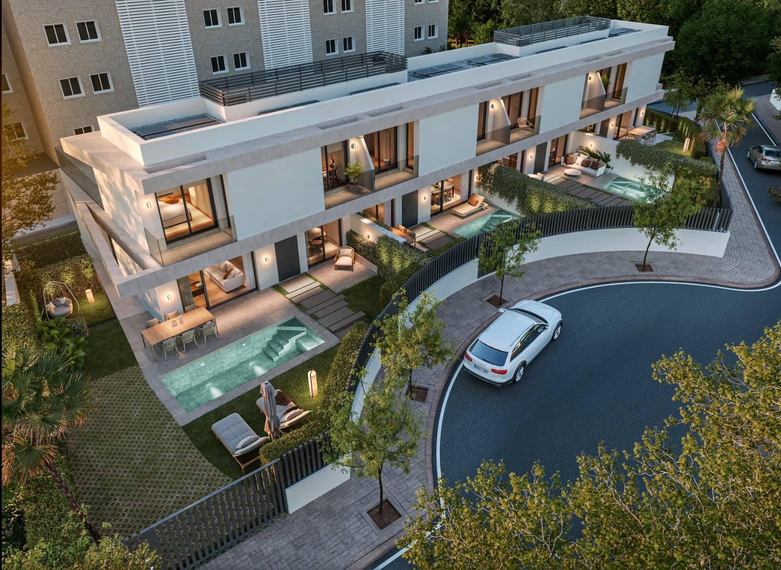 3 Zimmer Reihenhaus zu verkaufen in Malaga Stadt mit Pool Garage - 1.750.000 € (Ref: 9338937)