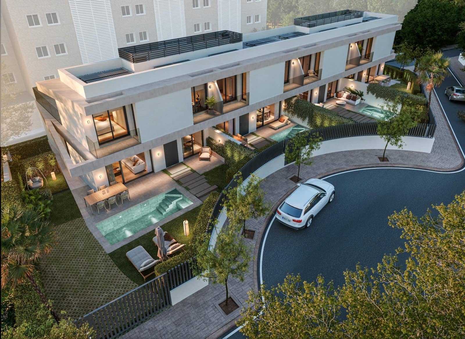 3 Zimmer Reihenhaus zu verkaufen in Malaga Stadt mit Pool Garage - 1.750.000 € (Ref: 9338937)