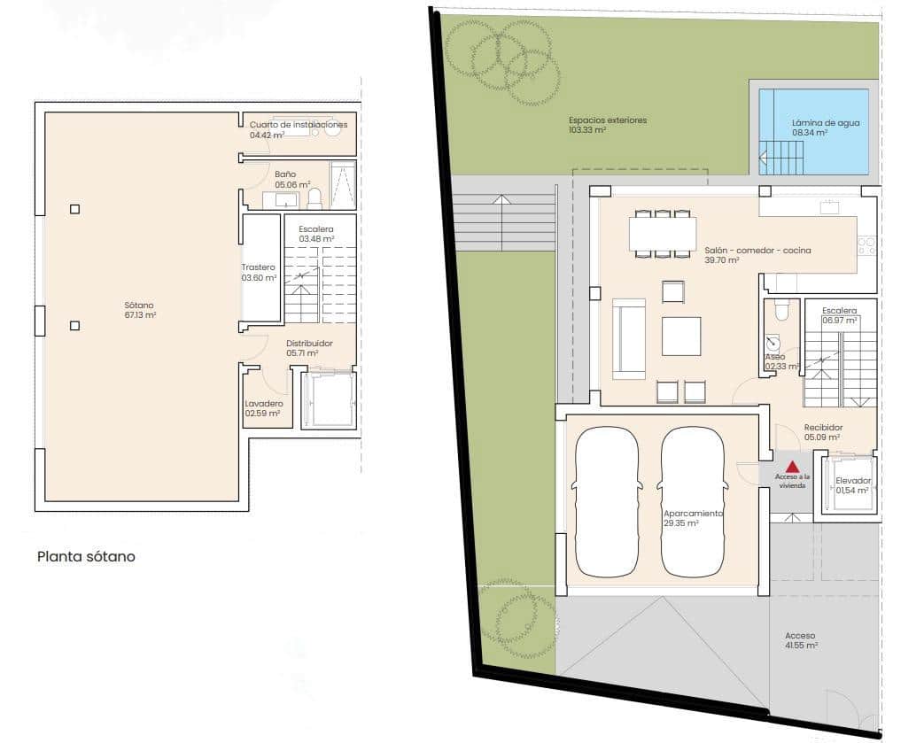 3 makuuhuone Rivitalo myytävänä paikassa Malaga kaupunki mukana uima-altaan 
autotalli - 1 750 000 € (Ref: 9338938)