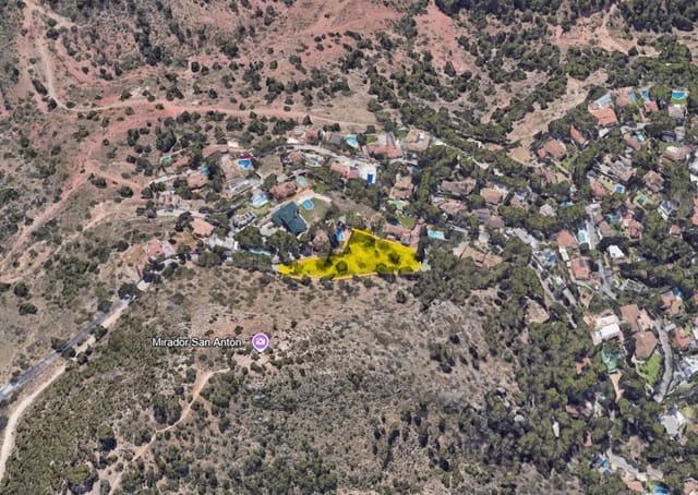 Tomt till salu i Pinares de San Antón, Málaga stad - 1 167 000 € (Ref: 9338957)