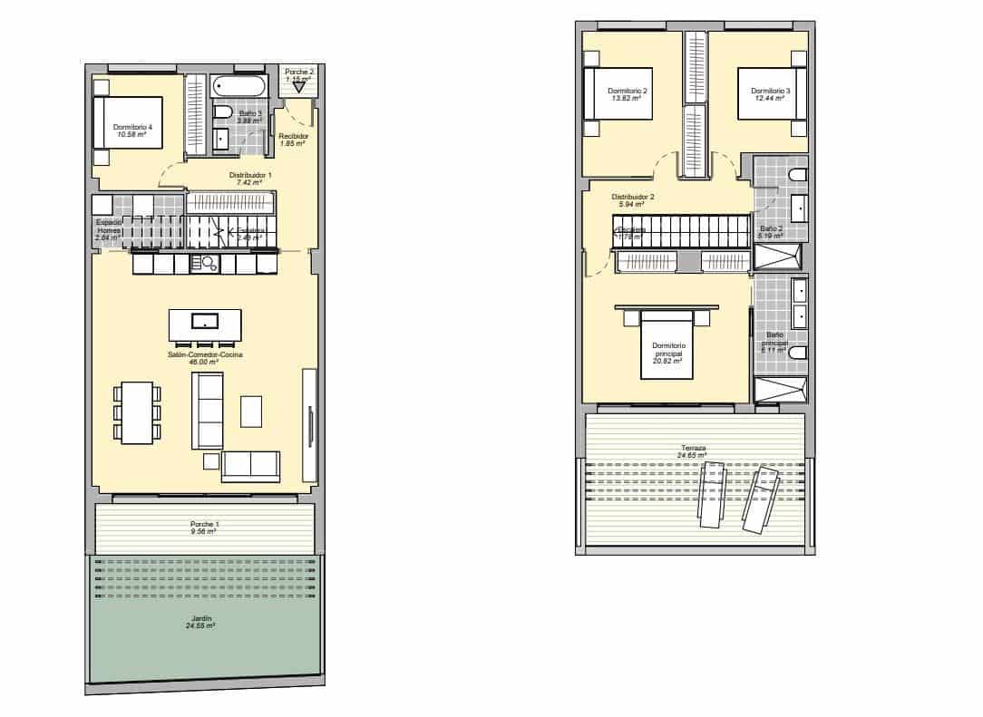 4 soverom Rekkehus til salgs i La Cala de Mijas med svømmebasseng garasje - € 747 000 (Ref: 9338975)