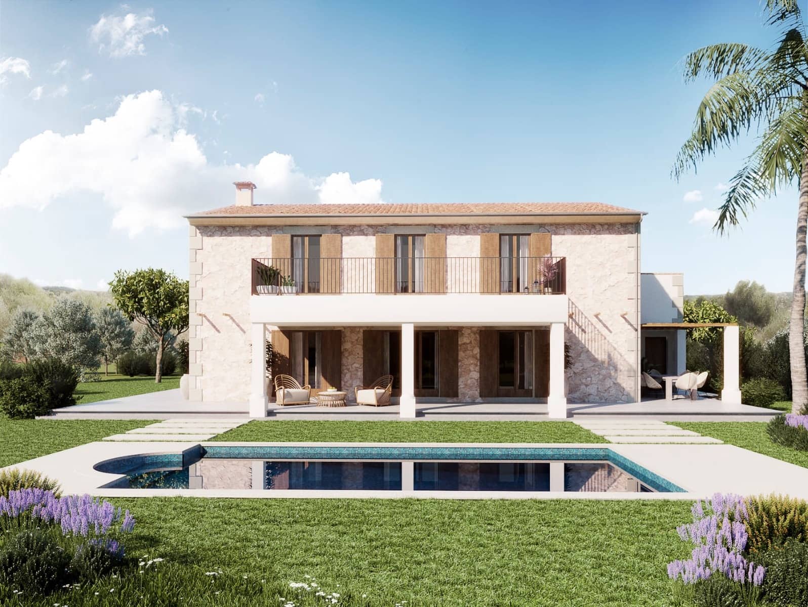 4 sypialnia Finka/Dom wiejski na sprzedaż w Santanyi z basenem - 2 675 000 € (Ref: 9431670)