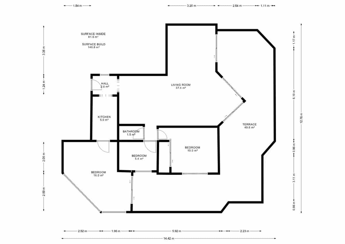 2 bedroom Penthouse for sale in Torrox-Costa with garage - € 425,000 (Ref: 9534913)