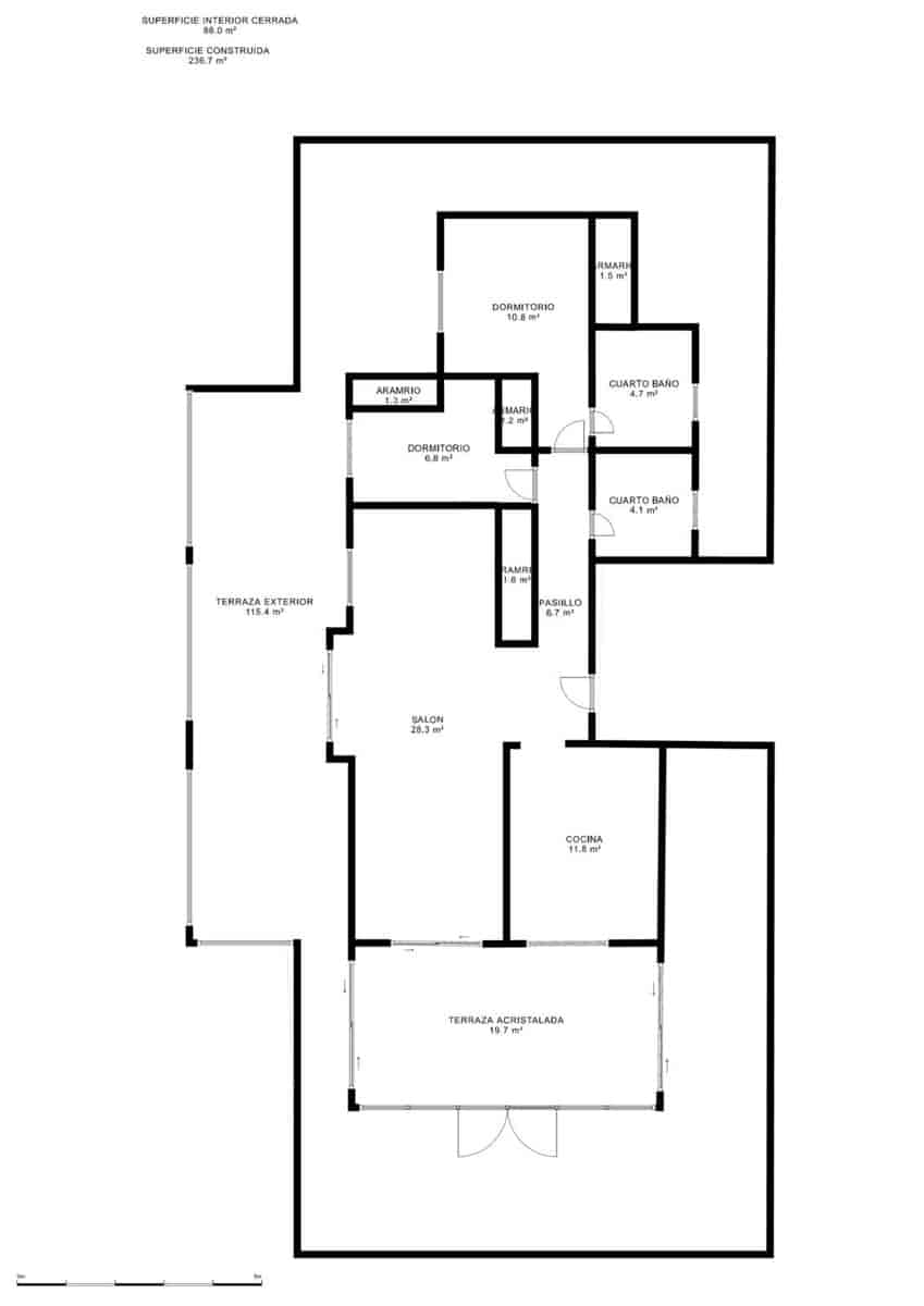 2 slaapkamer Penthouse te koop in Caleta de Velez met zwembad garage - € 485.000 (Ref: 9782200)
