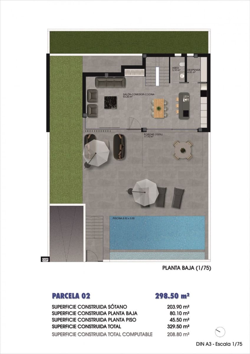 4 Zimmer Villa zu verkaufen in Rojales mit Pool Garage - 775.000 € (Ref: 7052654)