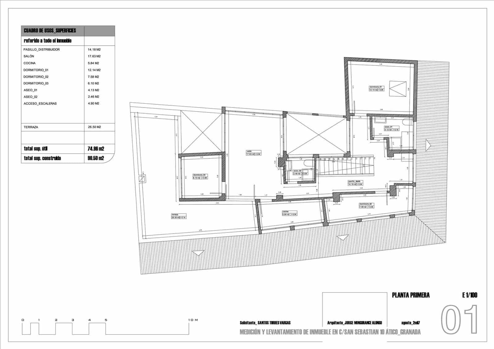3 soveværelse Penthouse til salg i Granada by - € 359.000 (Ref: 8929214)