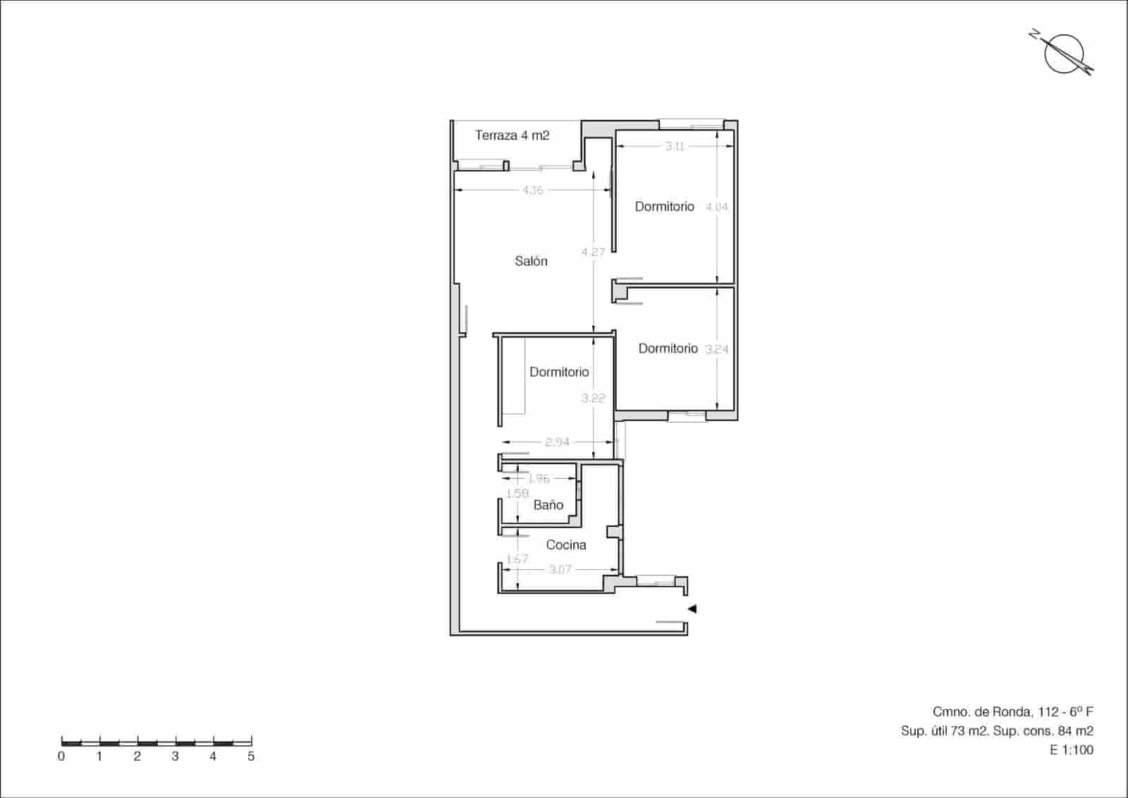 6 slaapkamer Appartement te koop in Granada stad - € 259.000 (Ref: 9916595)