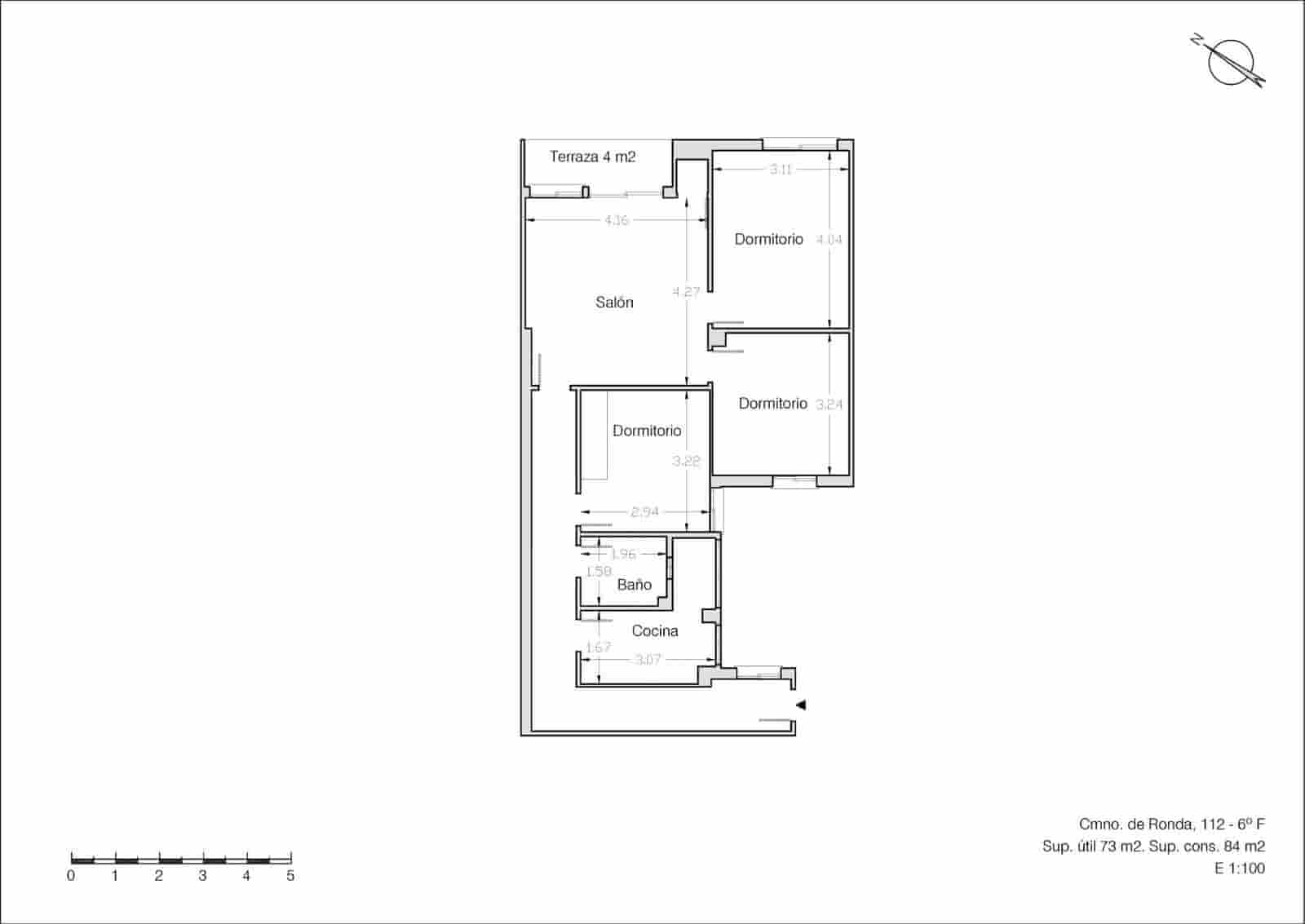 6 slaapkamer Appartement te koop in Granada stad - € 259.000 (Ref: 9916595)
