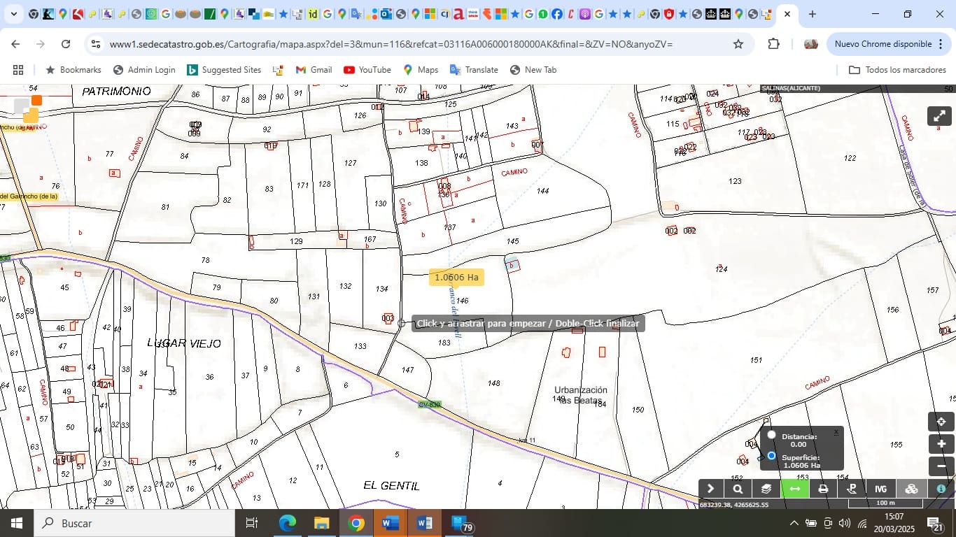 Undeveloped Land for sale in Salinas - € 36,000 (Ref: 8885416)