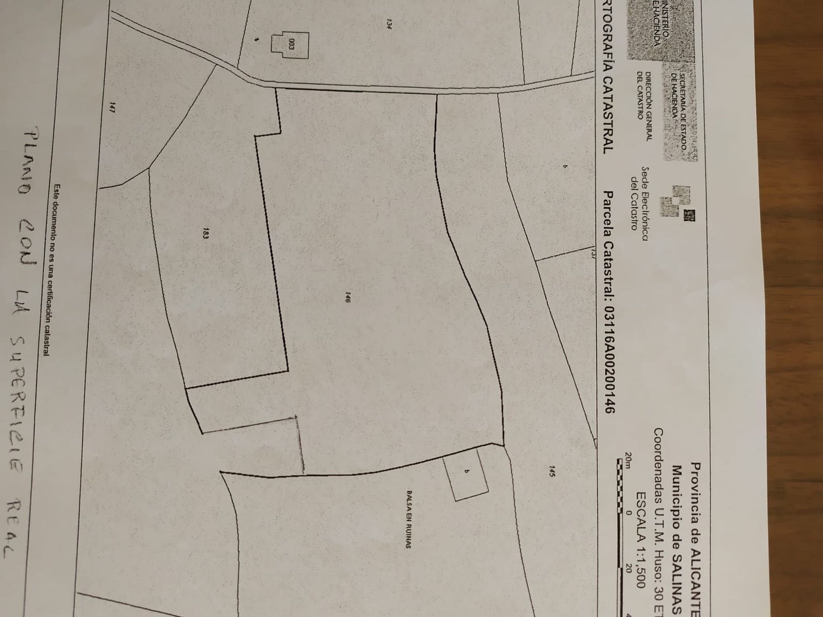 Undeveloped Land for sale in Salinas - € 36,000 (Ref: 8885416)