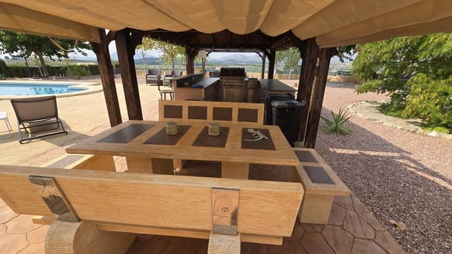 Chalet de 3 habitaciones en Sax en venta con piscina garaje - 399.999 € (Ref: 9192992)