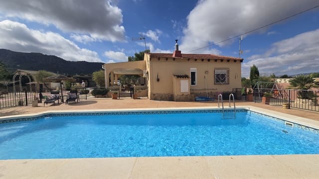 5 bedroom Finca/Country House for sale in Sax with pool garage - € 374,950 (Ref: 9289624)