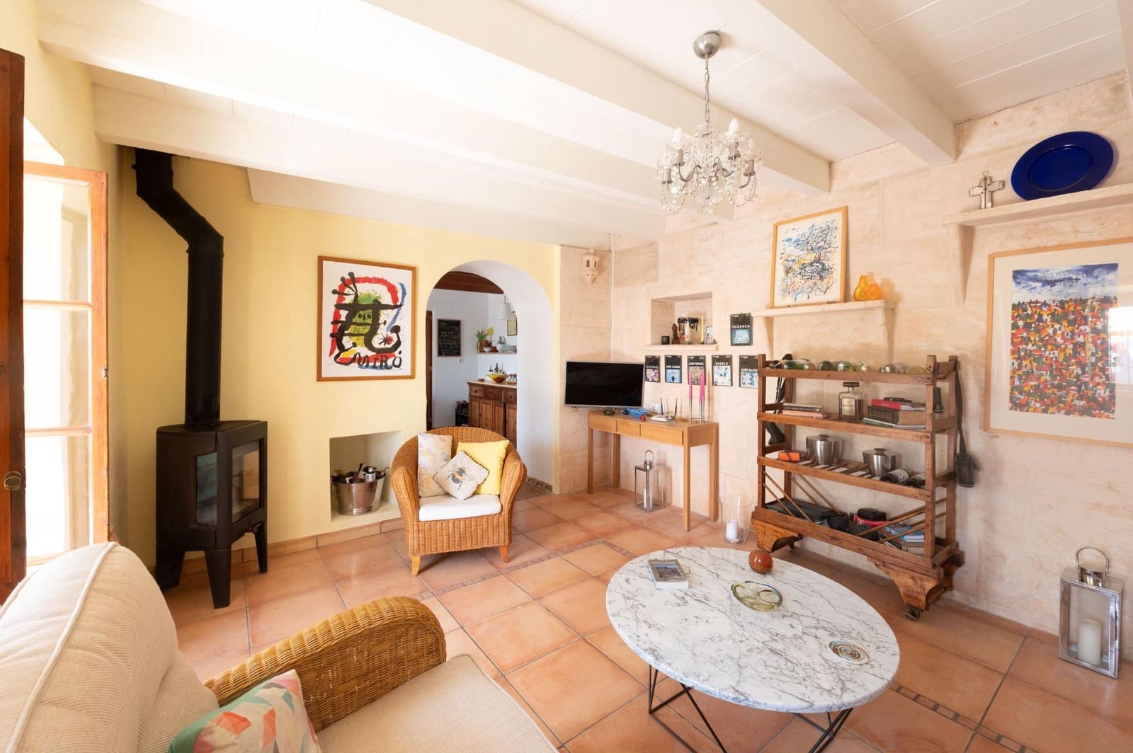 3 sovrum Finca/Hus på landet till salu i Sineu med pool garage - 510 000 € (Ref: 9979805)