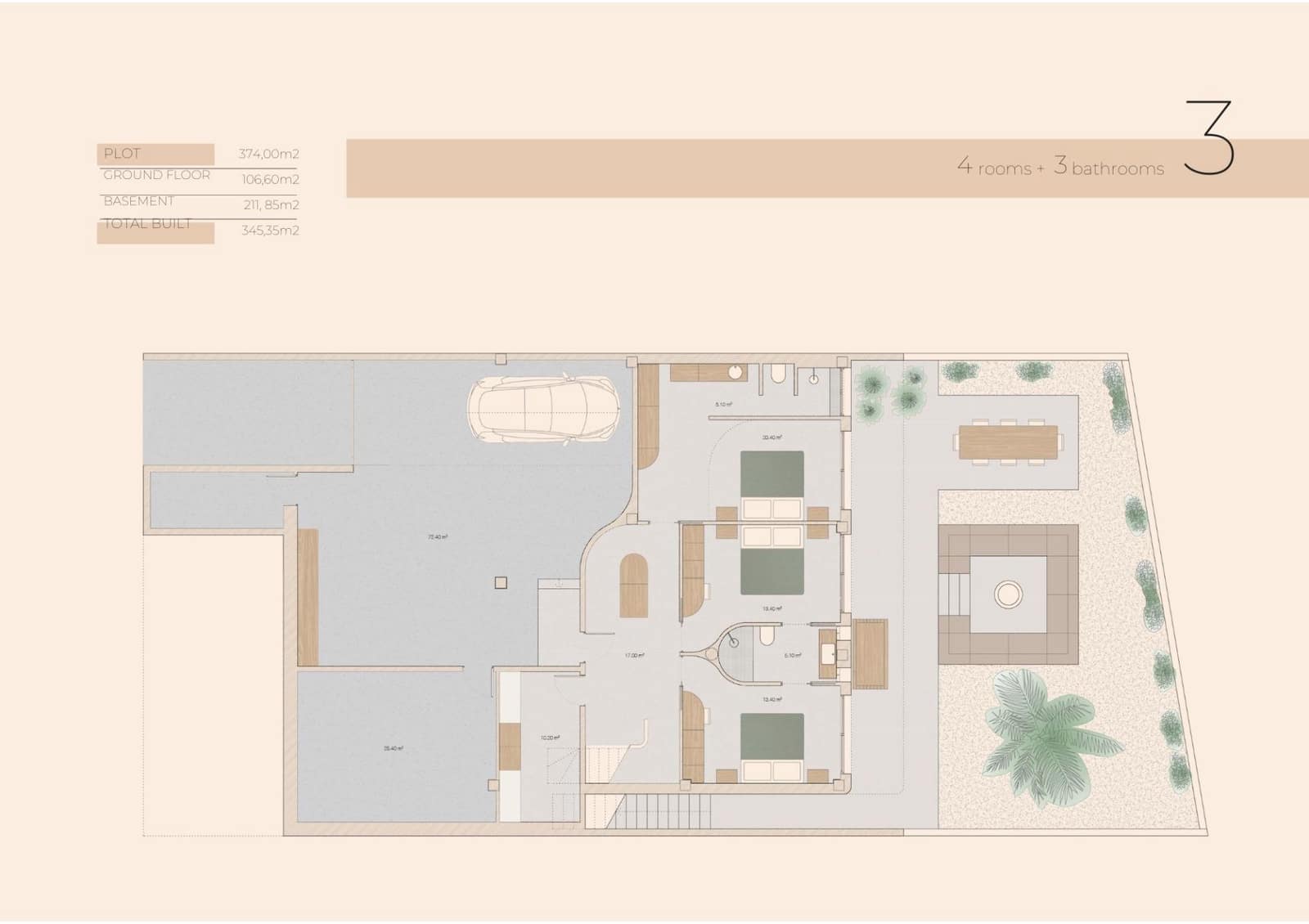 Chalet de 4 habitaciones en Algorfa en venta con piscina garaje - 815.000 € (Ref: 9446436)