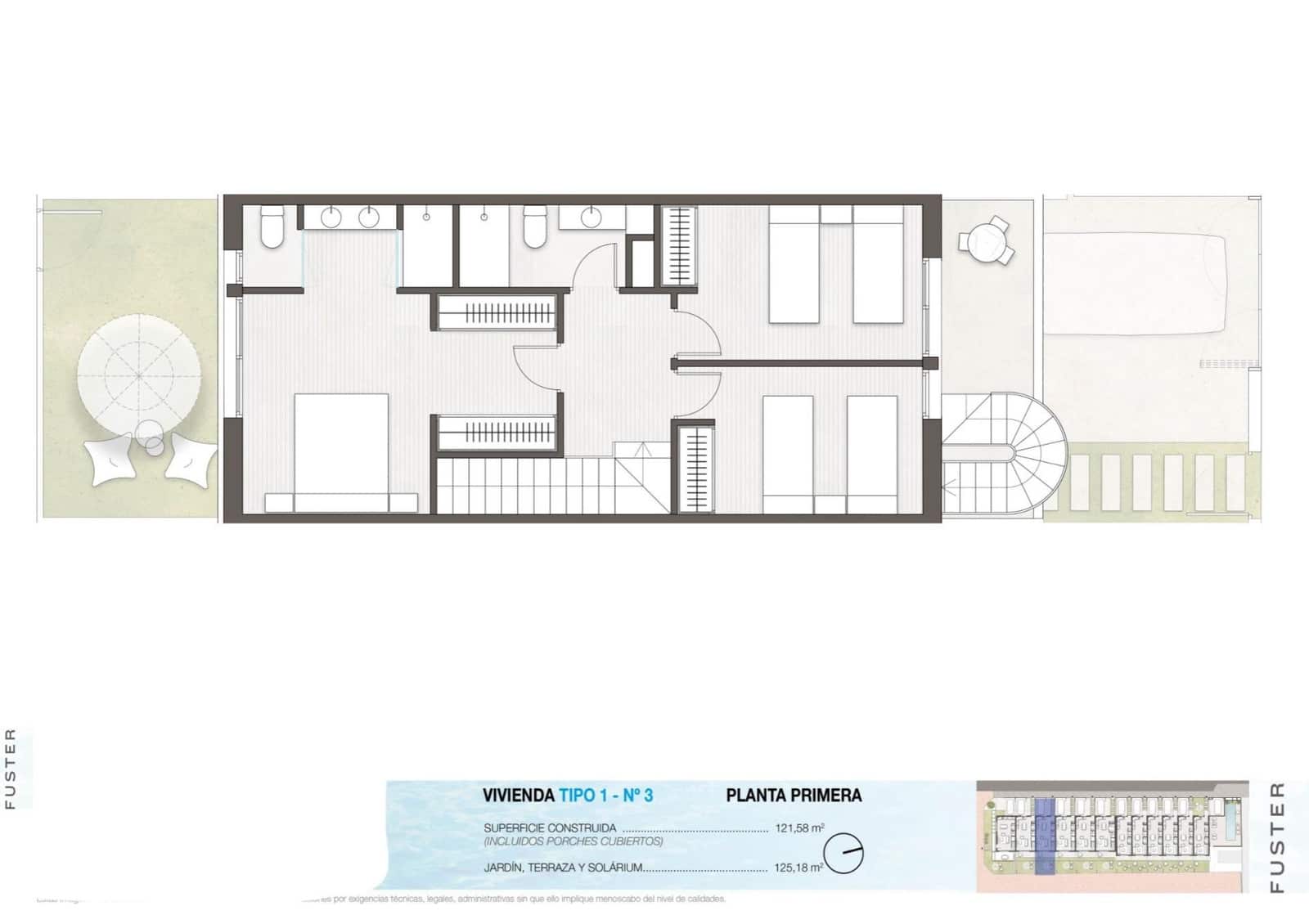 3 chambre Villa/Maison Mitoyenne à vendre à Pilar de la Horadada avec piscine garage - 339 900 € (Ref: 9452220)