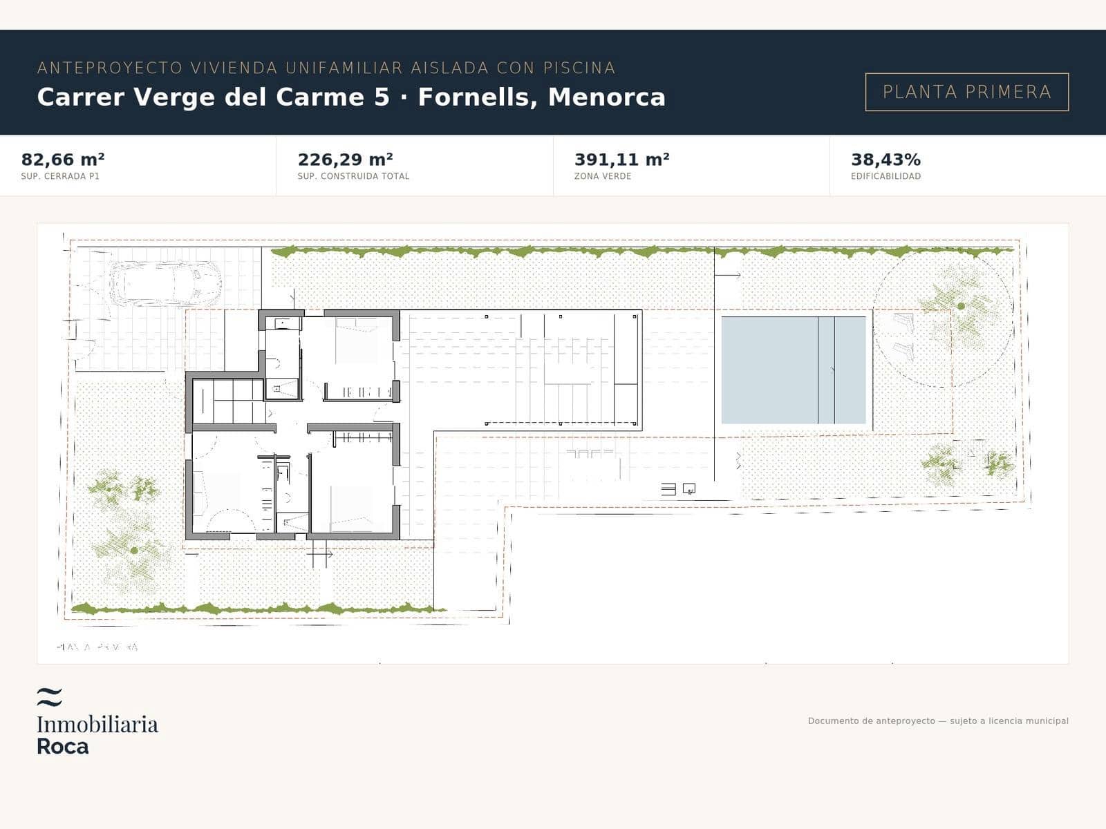 4 sypialnia Willa na sprzedaż w Fornells z basenem - 1 580 000 € (Ref: 10044858)