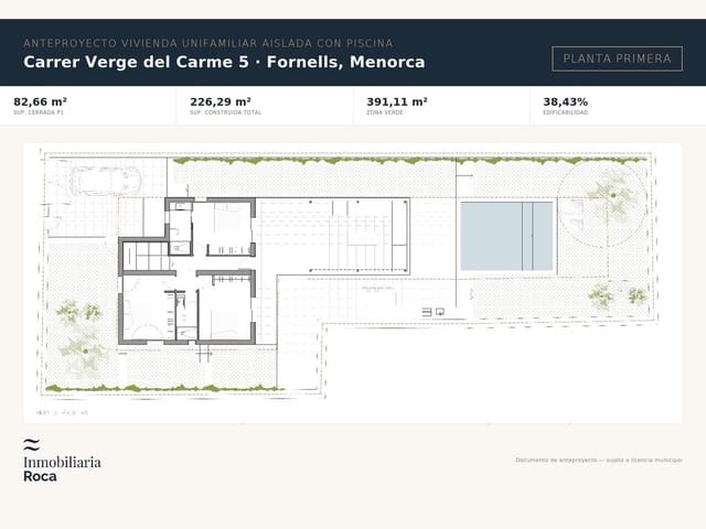 4 sypialnia Willa na sprzedaż w Fornells, Es Mercadal z basenem - 1 580 000 € (Ref: 10044858)