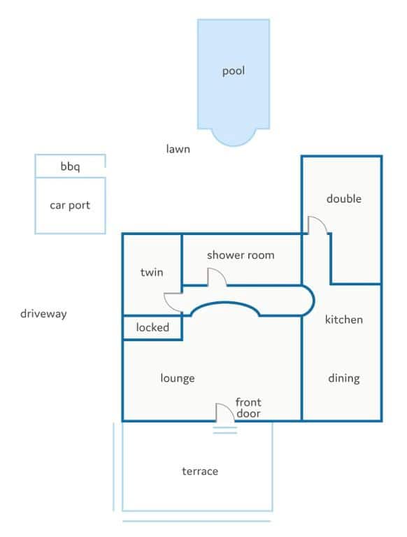 2 bedroom Villa for rent in Javea / Xabia with pool - € 1,800 (Ref: 9352972)