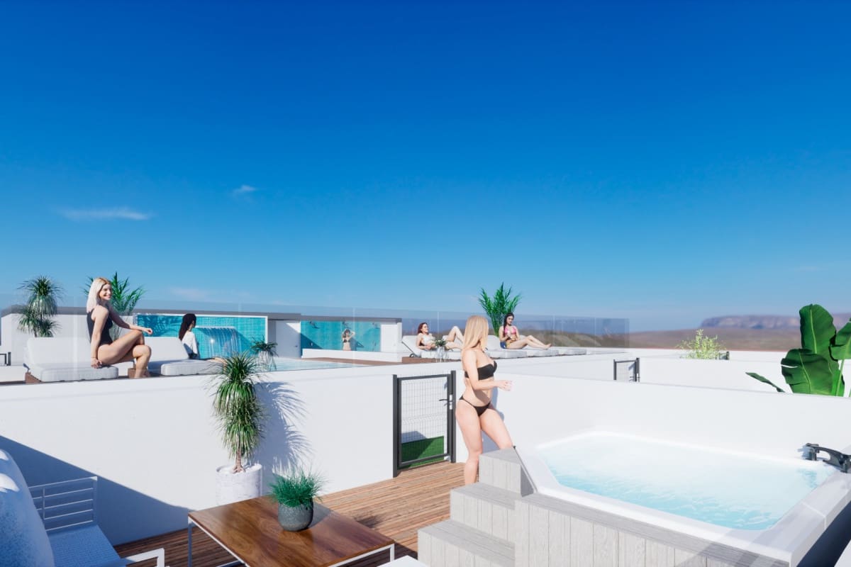 2 sypialnia Apartament na sprzedaż w Torrevieja z basenem - 309 000 € (Ref: 10003867)
